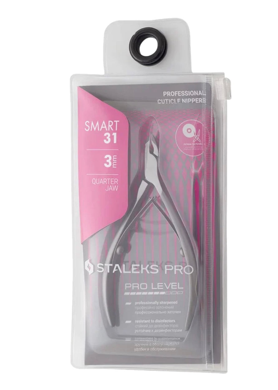 STALEKS Pro Smart 31 Professional Cuticle Nippers 3mm Ns-31-3
