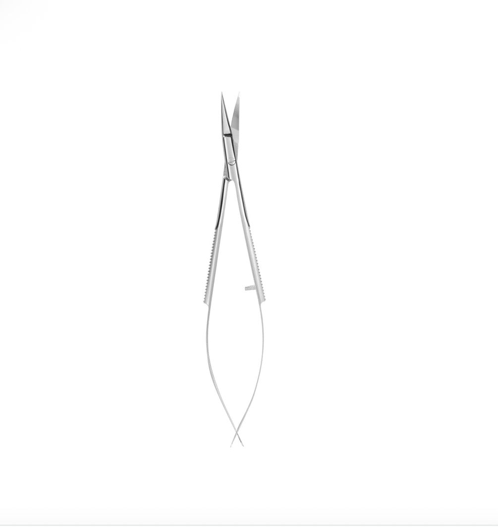 STALEKS Micro Scissors, Tweezers (Micro Scissors) for Eyebrows, Eyelashes, and Cuticles, EXPERT 90 TYPE 1, 15 mm