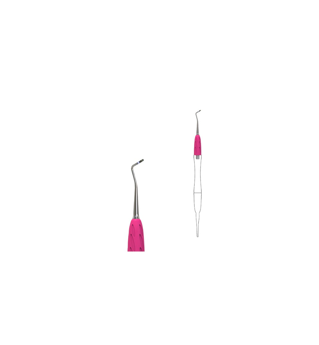 STALEKS. Combo UNIQ 32 Interchangeable Curette Working Part (Curved to the Right, for Left-Handed Users)