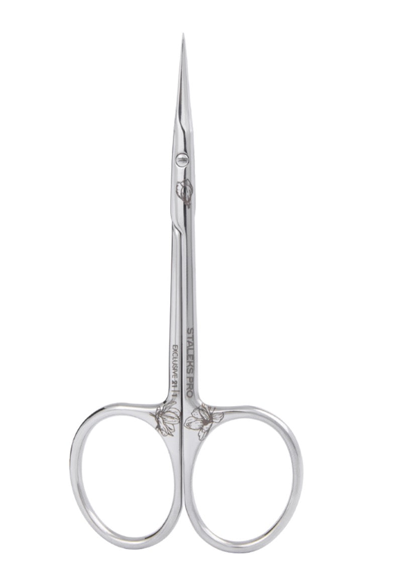 STALEKS Cuticle Scissors with Hook, EXCLUSIVE 21 TYPE 1 Magnolia