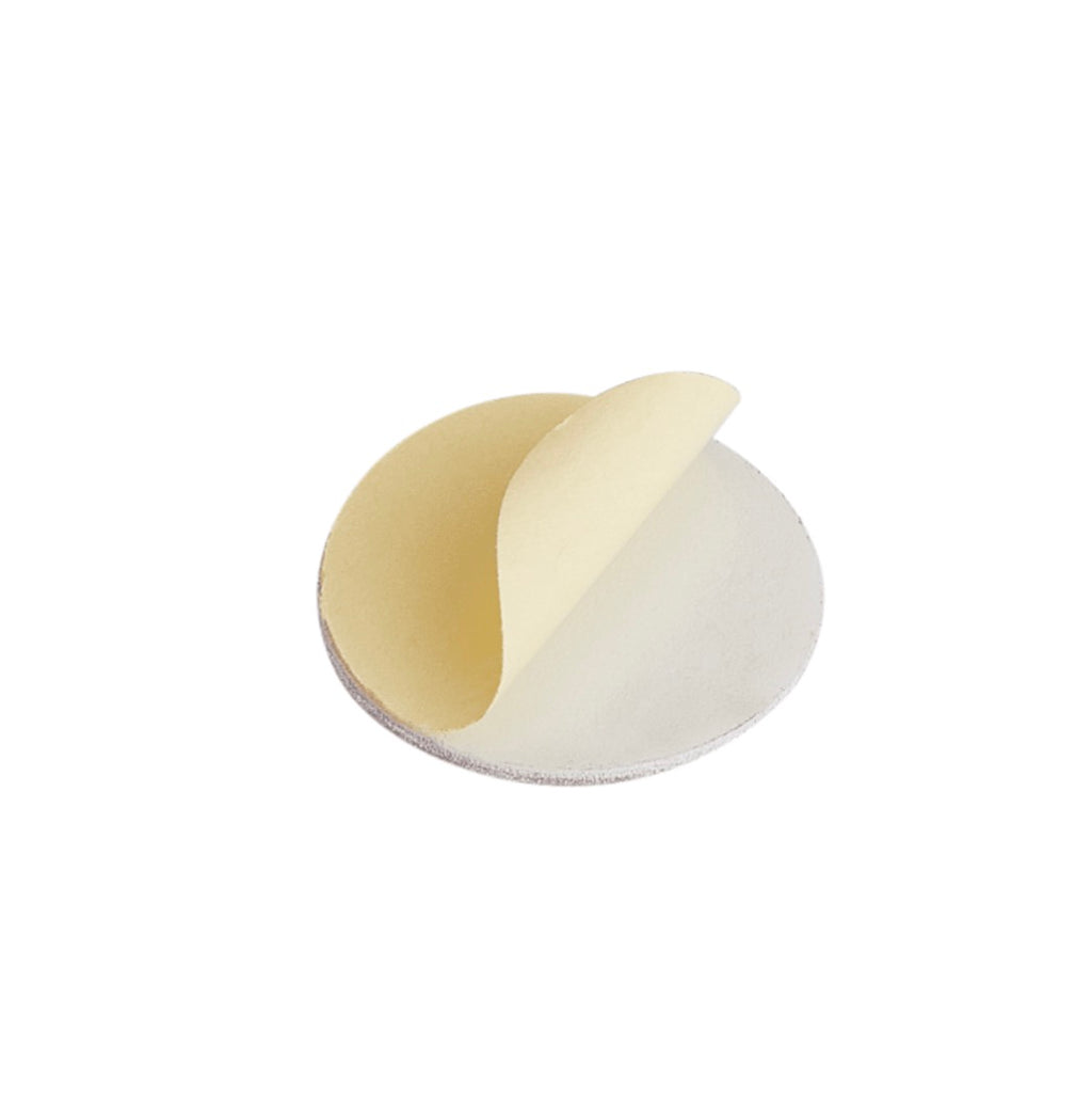 STALEKS Set of 50 Disposable Soft-Backed Replacement Files, 80 Grit, for PODODISC M Disc Ø20 mm, White Abrasive
