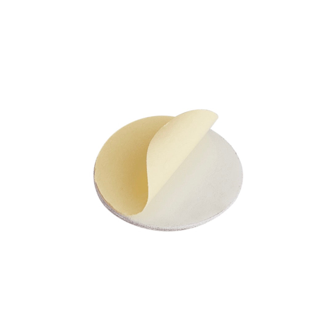STALEKS Set of 50 Disposable Soft-Backed Replacement Files, 80 Grit, for PODODISC M Disc Ø20 mm, White Abrasive