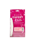 STALEKS Expert 40 Half-Moon Disposable Nail File Refills, Soft Foam Base, 180 Grit (30 pcs), White Abrasive