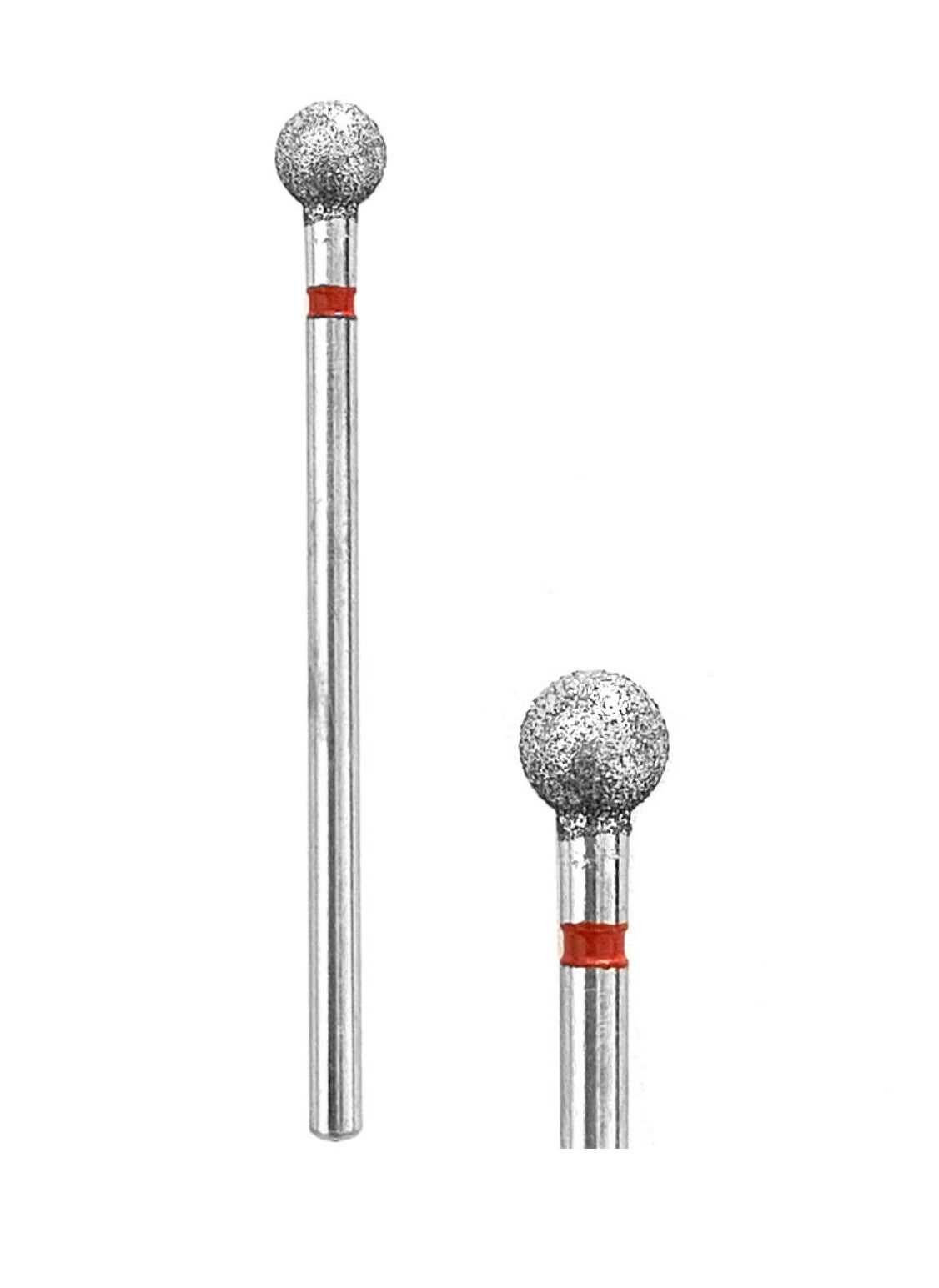 Diamond Ball Bit – Red, Ø 5 mm