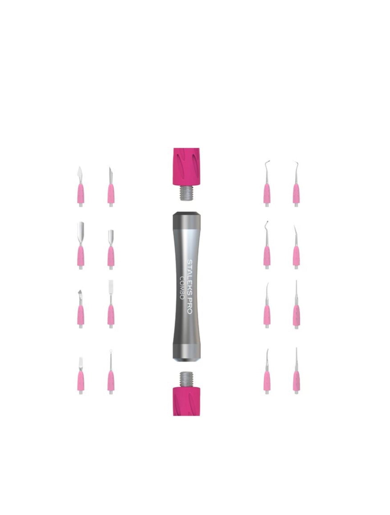 STALEKS. Combo UNIQ 10 Handle for Interchangeable Pusher Working Parts