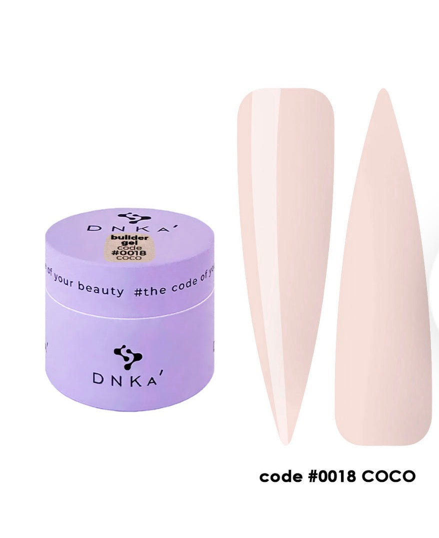 DNKa’. Builder Gel #0018 Coco, 15 ml