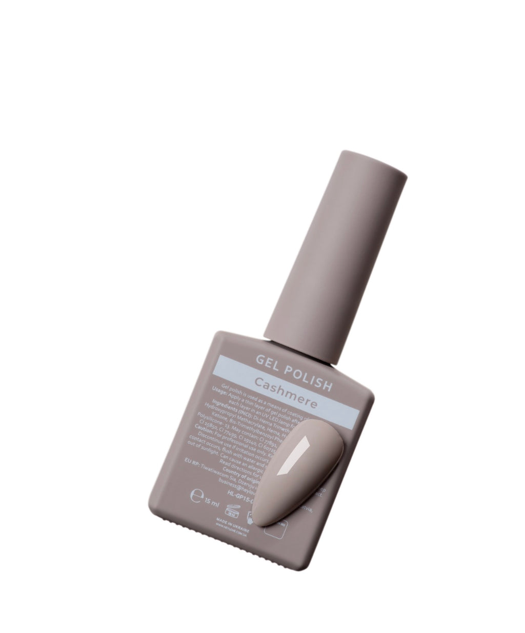 HEYLOVE. GEL POLISH, CASHMERE, 15 ML