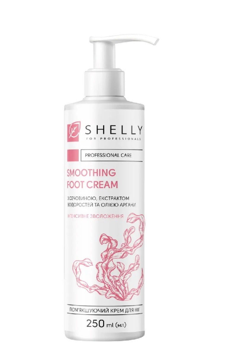 Shelly Professional Smoothing Foot Cream with Urea, Seaweed Extract & Argan Oil – 500 ml