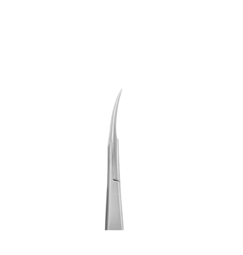 STALEKS Micro Scissors, Tweezers (Micro Scissors) for Eyebrows, Eyelashes, and Cuticles, EXPERT 90 TYPE 1, 15 mm