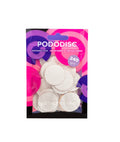 STALEKS Pro Pododisc L Disposable Abrasive Discs, 240 Grit, Ø25 mm, White, 50 pcs