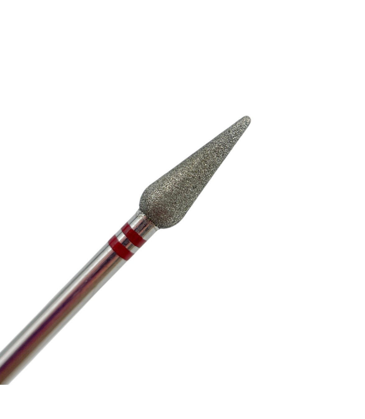 TOUCH. Diamond Drop Nail Drill Bit, Red, 4 mm