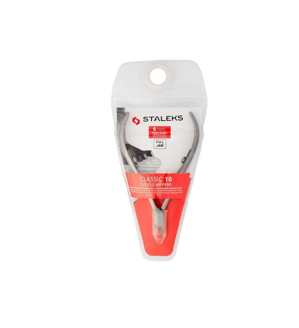 STALEKS. Cuticle Nippers, 6 mm, Cuticle Nippers CLASSIC 10