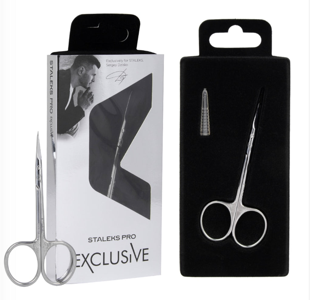STALEKS Cuticle Scissors with Hook, EXCLUSIVE 21 TYPE 1 Magnolia