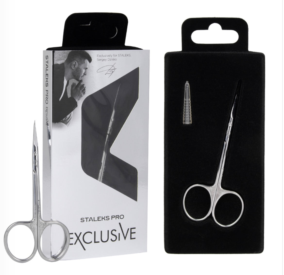 STALEKS Cuticle Scissors with Hook, EXCLUSIVE 21 TYPE 1 Magnolia