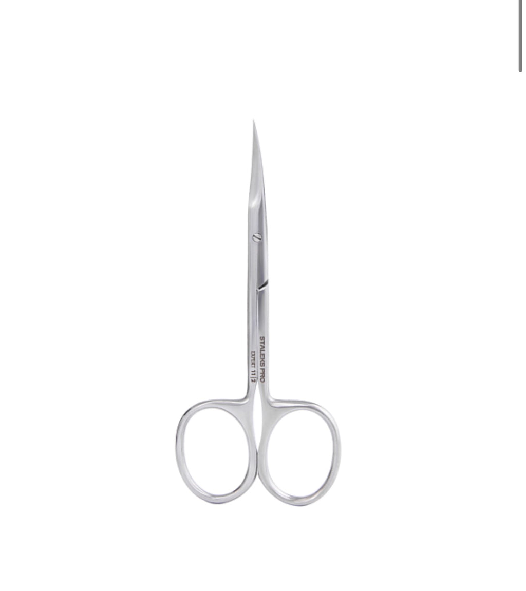STALEKS Cuticle Scissors for Left-Handed Users, 21 mm Blades, EXPERT 11 TYPE 2