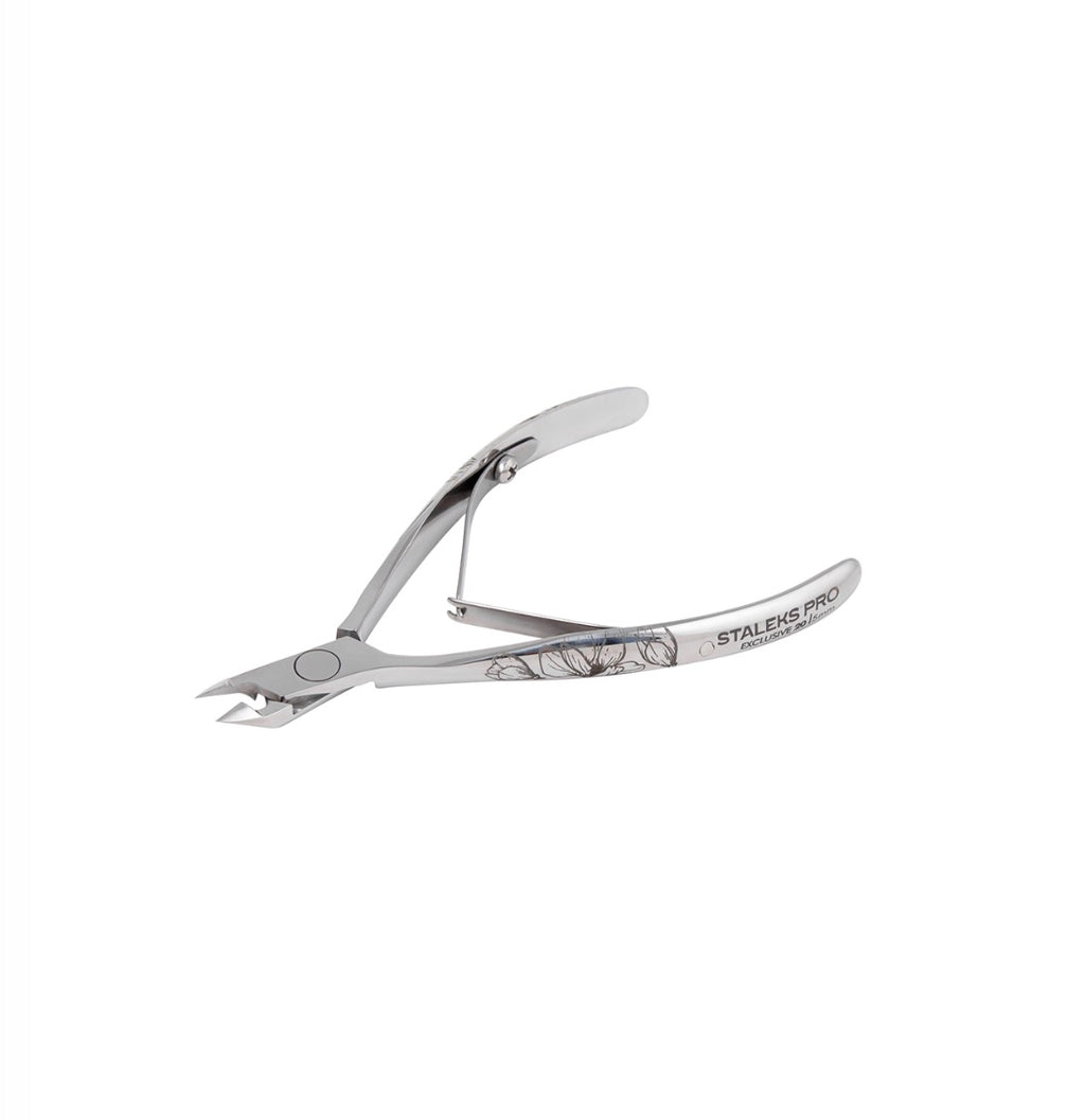 STALEKS Cuticle Nippers, Cuticle Nippers, EXCLUSIVE 20, 5 mm, Magnolia