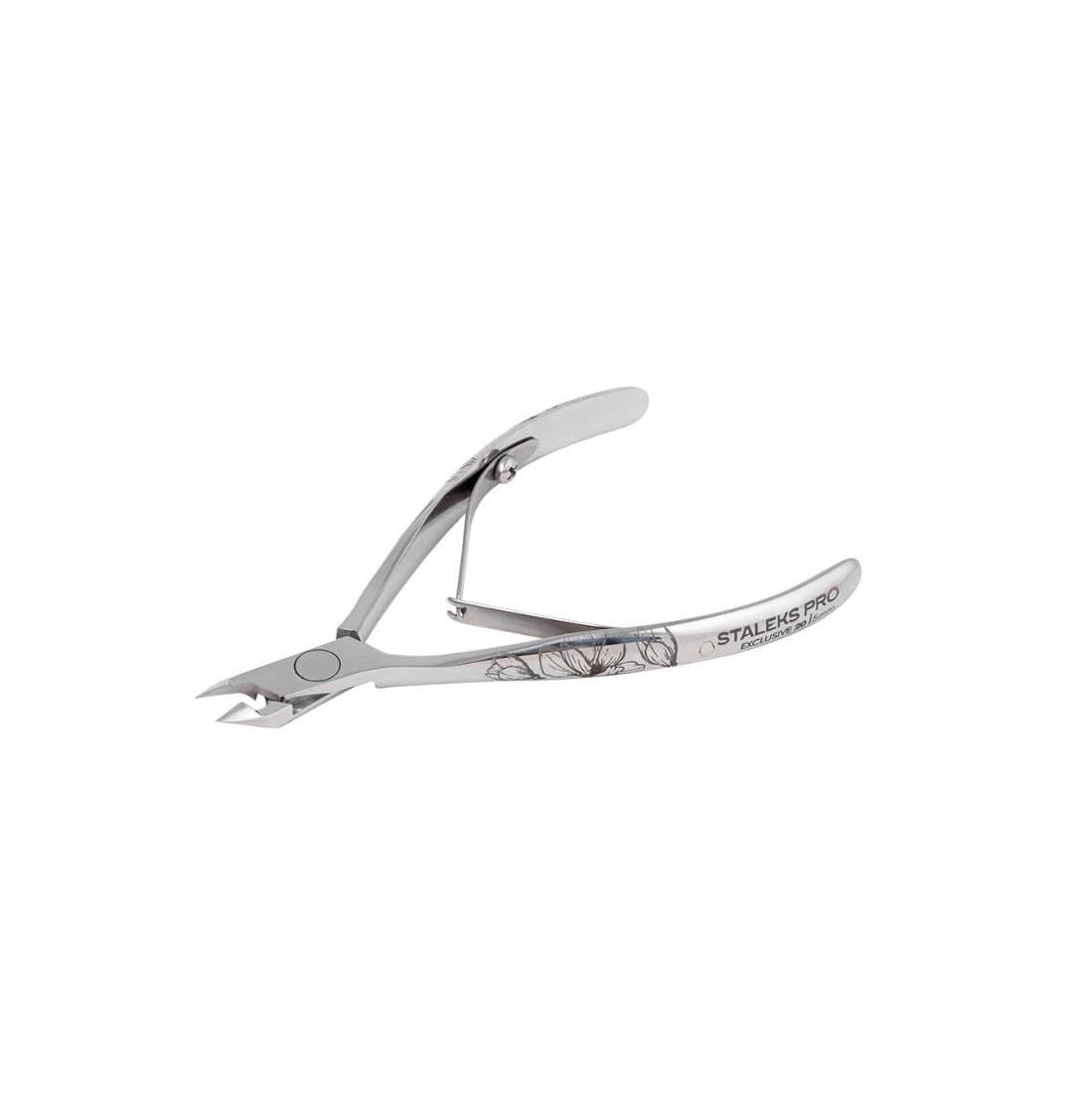 STALEKS Cuticle Nippers, Cuticle Nippers, EXCLUSIVE 20, 5 mm, Magnolia