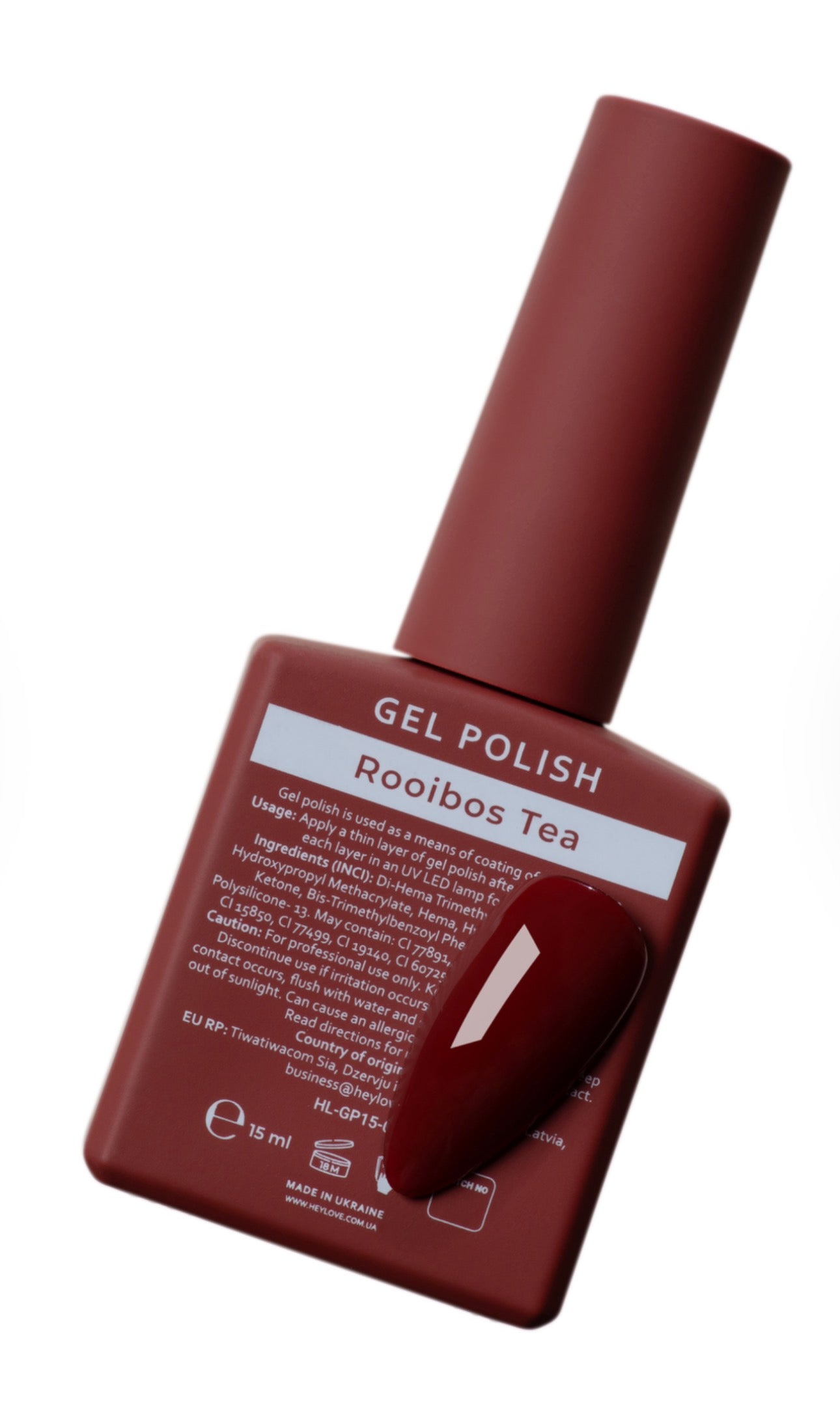 HEYLOVE. Gel Polish, ROOIBOS TEA, 15 ml