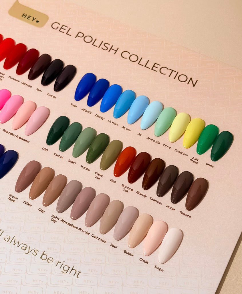 HEYLOVE. GEL POLISH, GRAPHITE, 15 ML