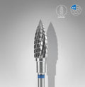 STALEKS. Carbide Flame Drill Bit, Sharp, Blue, Ø5 mm / Working Part 13.5 mm