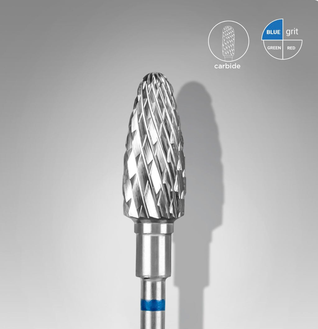 STALEKS. Carbide Corn Drill Bit, Blue, Ø6 mm / Working Part 14 mm