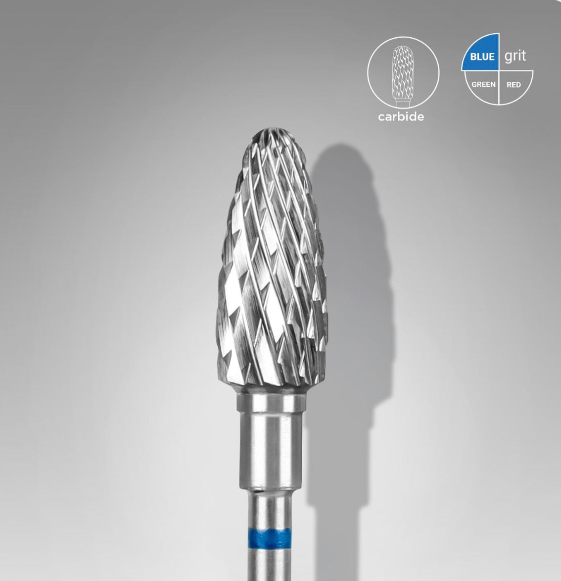 STALEKS. Carbide Corn Drill Bit, Blue, Ø6 mm / Working Part 14 mm